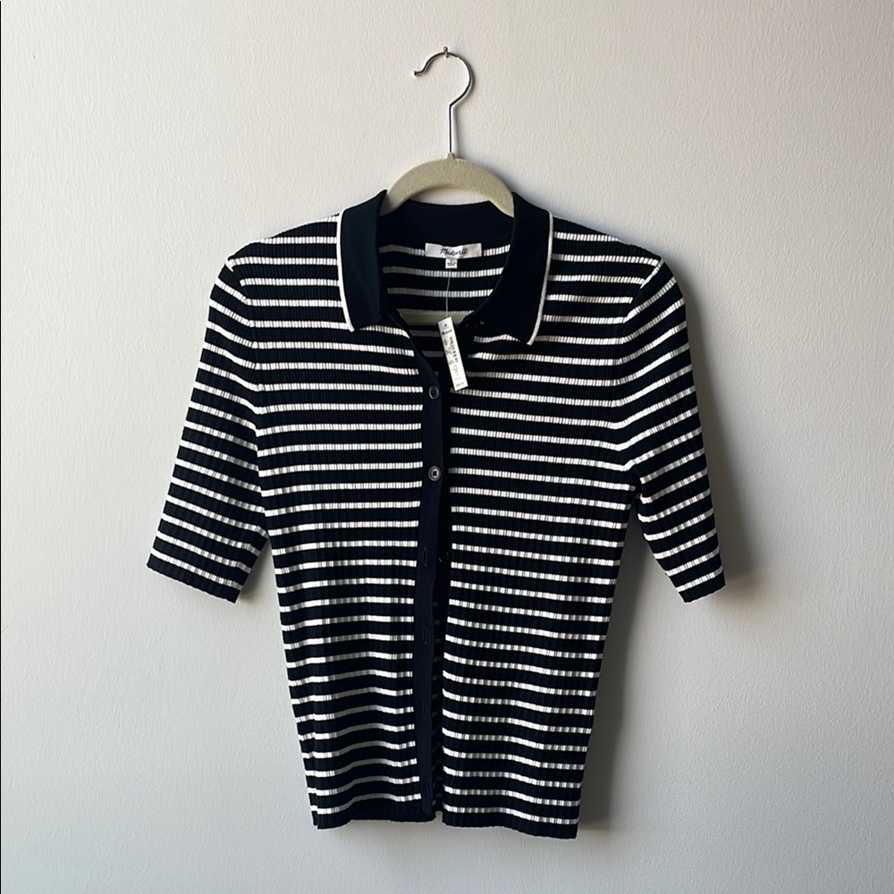 Madewell Striped Button-Up